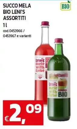 C+C maxigross Succo mela bio leni's assortiti offerta