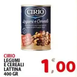 Premium Supermercati Cirio legumi e cereali offerta