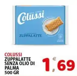 Premium Supermercati Colussi zuppalatte senza olio di palma offerta