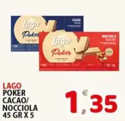Premium Supermercati Lago Poker Cacao/Nocciola offerta