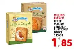 Premium Supermercati Mulino Bianco Fette ai Cereali offerta