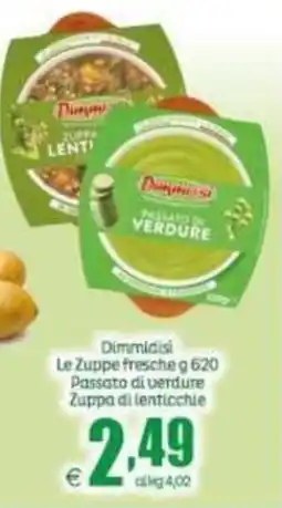 Elite Dimmidisi Passato di verdure Zuppa di lenticchie offerta