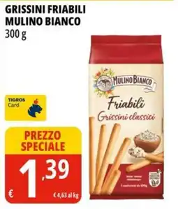 Tigros Grissini friabili Mulino Bianco offerta