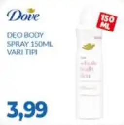 GeD Shopping Dove deo body spray offerta