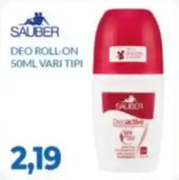 GeD Shopping Sauber deo roll-on offerta