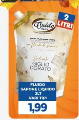 GeD Shopping Fluido di Sapone Delicato Giglio Dorato offerta