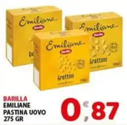 Mio Market Barilla Emiliane pastina uovo offerta