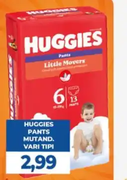 GeD Shopping Huggies pants offerta