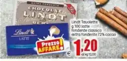 Elite Lindt Tavolette offerta
