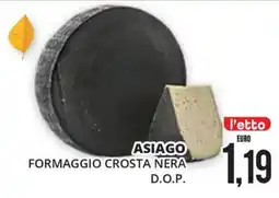Mazzeo Supermercati Asiago formaggio crosta nera offerta