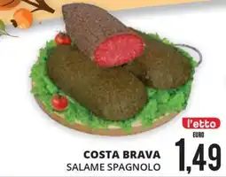 Mazzeo Supermercati Costa Brava Salame Spagnolo offerta