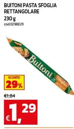C+C maxigross Buitoni pasta sfoglia rettangolare offerta
