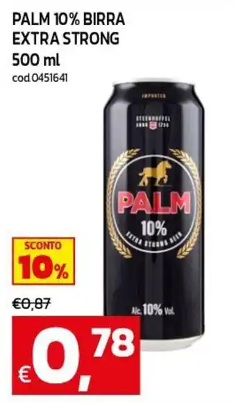 Palm 10% birra extra strong