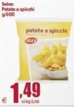 Elite Selex patate a spicchi offerta