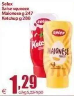 Elite Selex Salse squeeze Maionese offerta