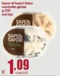 Elite Saper di Sapori Selex vaschette gelato offerta
