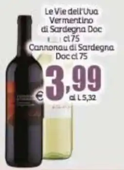 Elite Le Vie dell'Uva Vermentino di Sardegna Doc offerta