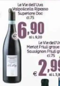 Elite Le Vie dell'Uva Valpolicella Ripasso Superiore Doc offerta