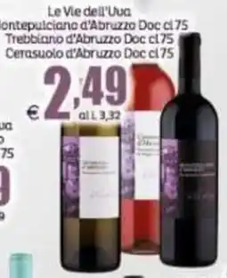 Elite Le Vie dell'Uva offerta