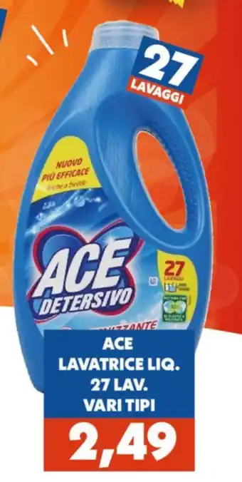 GeD Shopping Ace lavatrice liquido offerta
