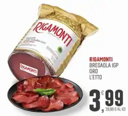 Marketpiù Rigamonti bresaola IGP oro offerta
