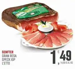 Marketpiù Senfter Gran Resa Speck IGP offerta