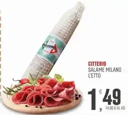 Marketpiù Citterio Salame Milano offerta