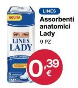 Ingroshop Assorbenti anatomici Lady offerta