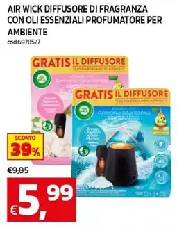 C+C maxigross Air Wick diffusore di fragranza con oli essenziali offerta