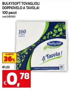 C+C maxigross BulkySoft tovaglioli offerta