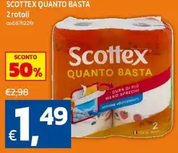 C+C maxigross Scottex quanto basta offerta