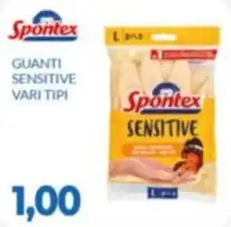 GeD Shopping Guanti sensitive Spontex offerta