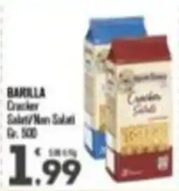 Punto é market Barilla Cracker Salati/Non Salati offerta