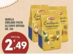 Punto é market Barilla Emiliane pasta all'uovo ripiena offerta