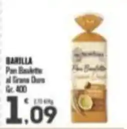 Punto é market Barilla Pan Bassetto al Grano Duro offerta