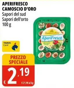 Tigros Aperifresco Camoscio d'Oro offerta