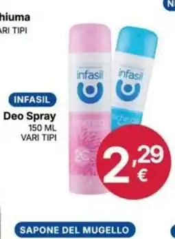 Ingroshop Infasil Deo Spray offerta