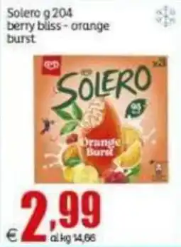 Elite Solero orange burst offerta