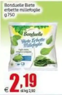 Elite Bonduelle Biete erbette millefoglie offerta