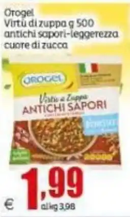 Elite Orogel Virtù di zuppa antichi sapori cuore di zucca offerta