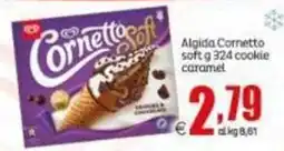 Elite Algida Cornetto soft g 324 cookie caramel offerta