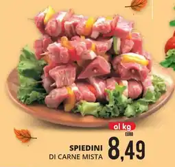 Mazzeo Supermercati Spiedini di carne mista offerta