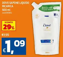 C+C maxigross Dove sapone liquido ricarica offerta