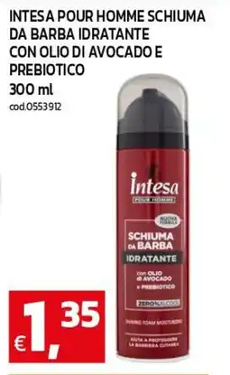 C+C maxigross Intesa Pour Homme schiuma da barba idratante offerta