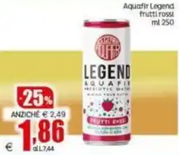 Elite Aquafir Legend frutti rossi offerta