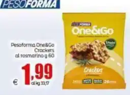 Elite Pesoforma One&Go Crackers al rosmarino offerta