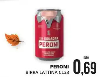 Peroni birra lattina