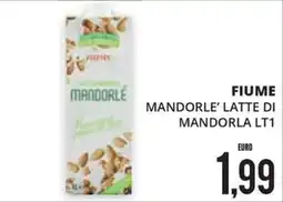 Mazzeo Supermercati Fiume mandorle' latte di mandorla offerta