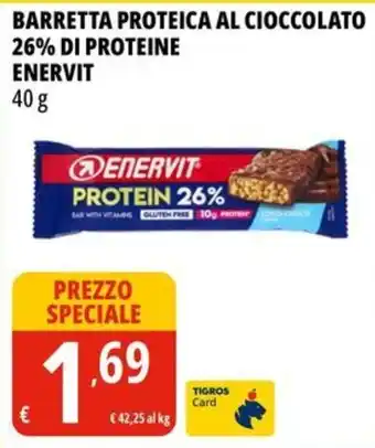 Barretta proteica al cioccolato Enervit