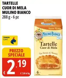 Tigros Tartelle Cuor di Mela Mulino Bianco offerta
